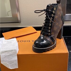 Authentic Louis Vuitton Star Trail Ankle Boot